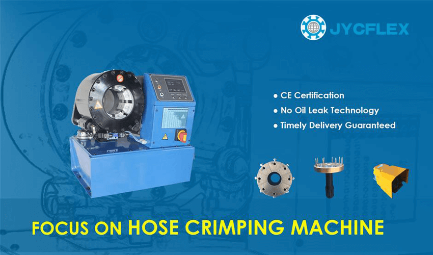 Hydraulic hose crimping machine export procedure JYCFLEX